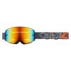 O`NEAL B-20 BRILLE STRAIN V.22 GRAU/ORANGE - ROT VERSPIEGELT 