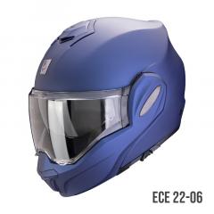 SCORPION EXO-TECH EVO PRO SOLID MATT/METALLIC/BLAU 