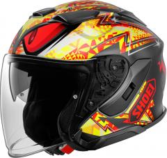 SHOEI J-CRUISE 3 INSPIRED TC-1 SCHWARZ/ROT/GELB 