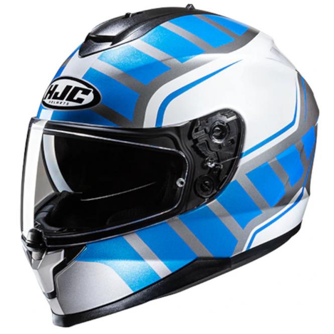 HJC C70N HOLT MC2 WEISS/BLAU/GRAU 