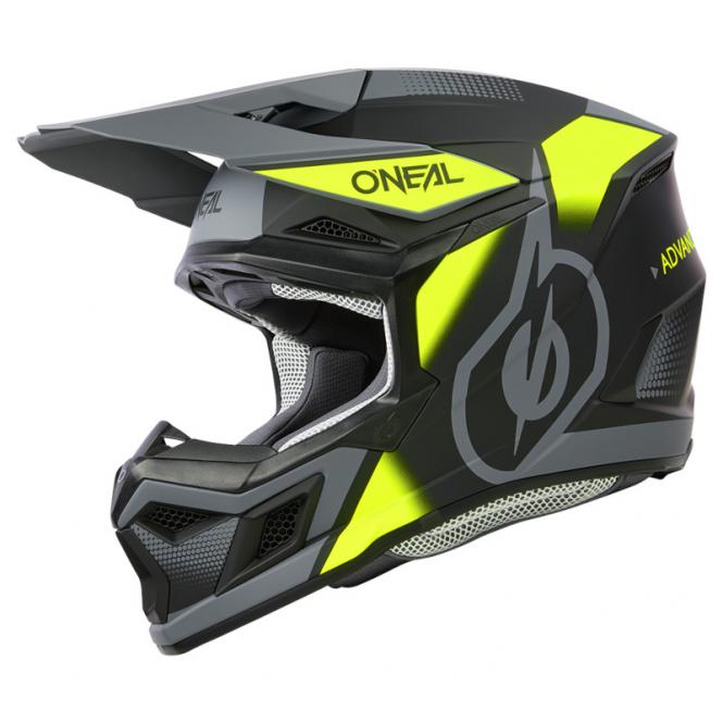 O´NEAL 3SRS 3SERIES VISION V.24 HELM SCHWARZ/NEONGELB/GRAU 