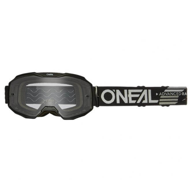 O`NEAL B-10 BRILLE SOLID V.24 SCHWARZ/KLAR 