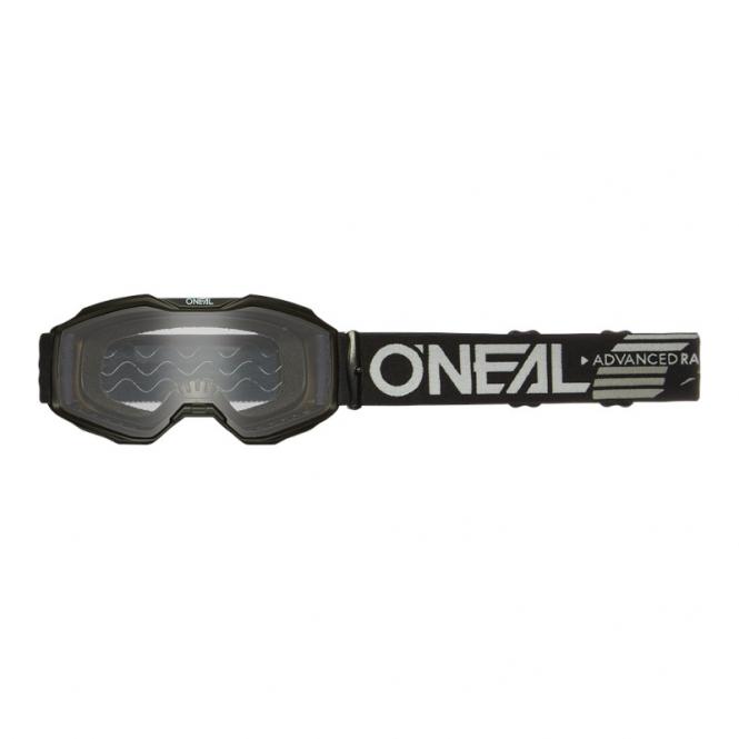 O`NEAL B-10 YOUTH BRILLE KIND SOLID SCHWARZ/KLAR 